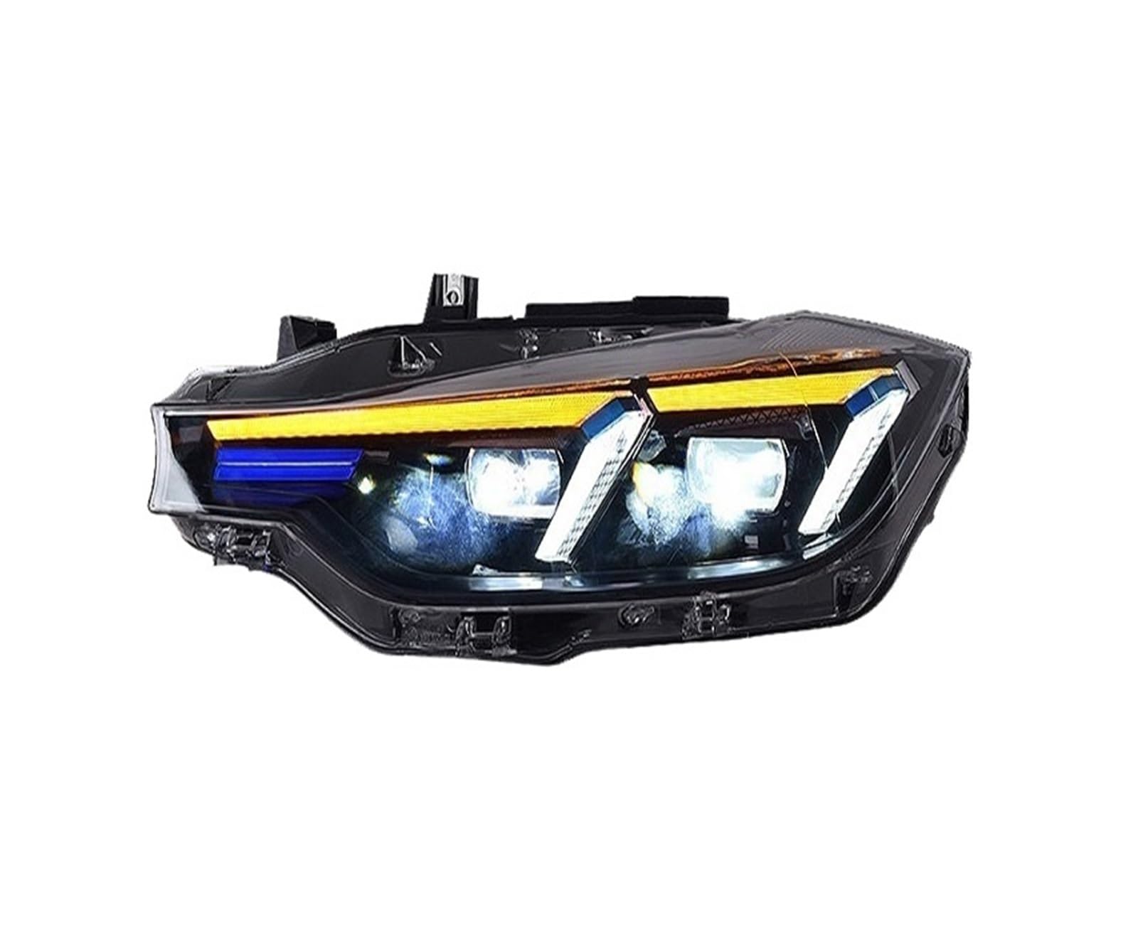 Model samochodu kompatybilny dla BMW F30 LED reflektor obiektywu projektora F31 lampa czołowa 318i 320i 325i 328i 330i 335i DRL akcesoria samochodowe
