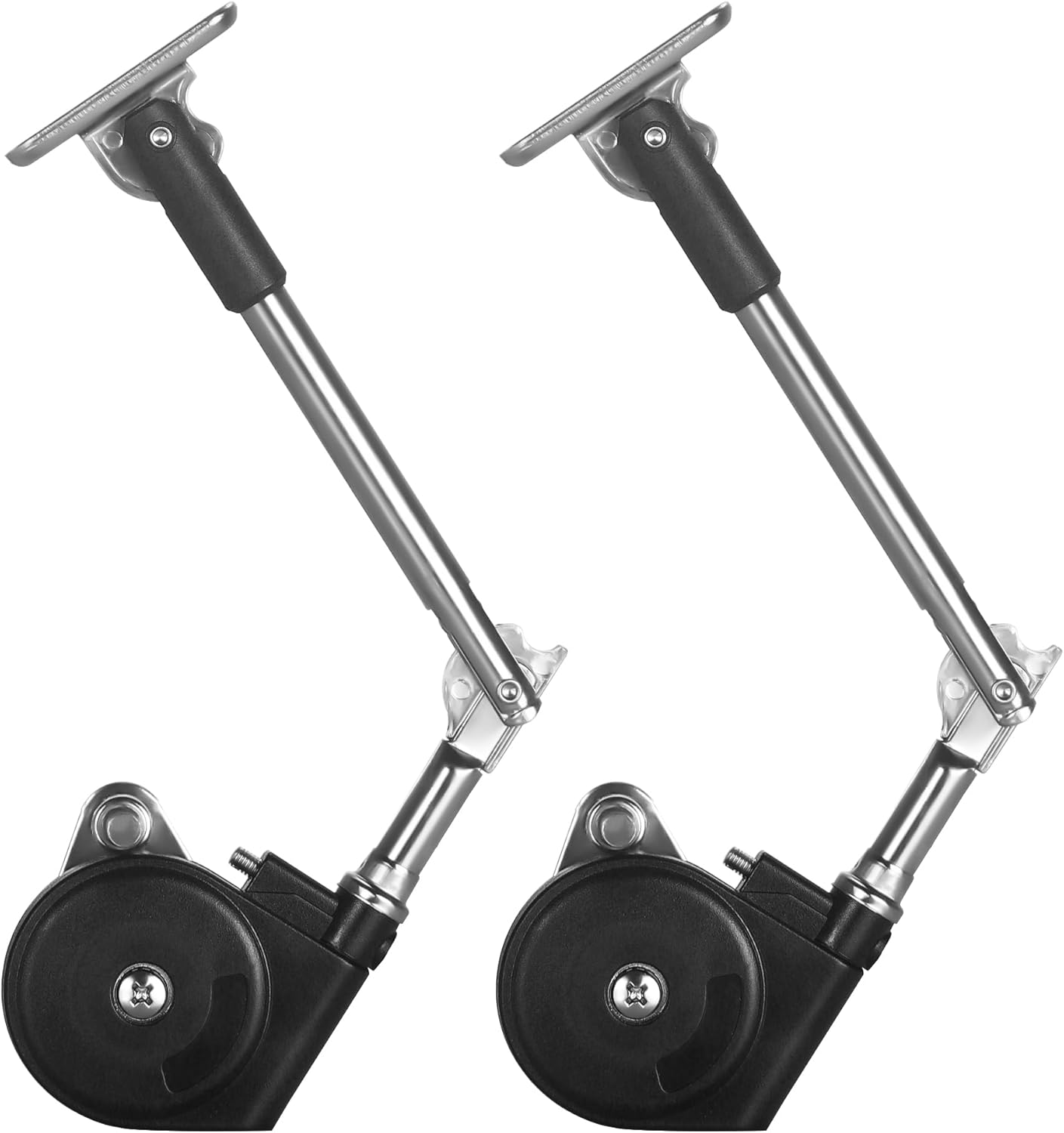 Lid Stay 105 Degree Soft Close Chest Hing Slow Closing Lid Support for Toy Box and Upward Top-Opening Flap Doors Black 2 Pack