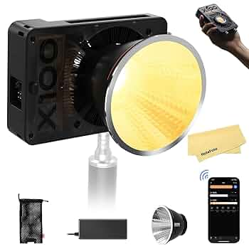 ZHIYUN MOLUS Ｘ100 LEDライト Amazon.com : Zhiyun MOLUS X100 Combo V2 Upgraded Version LED