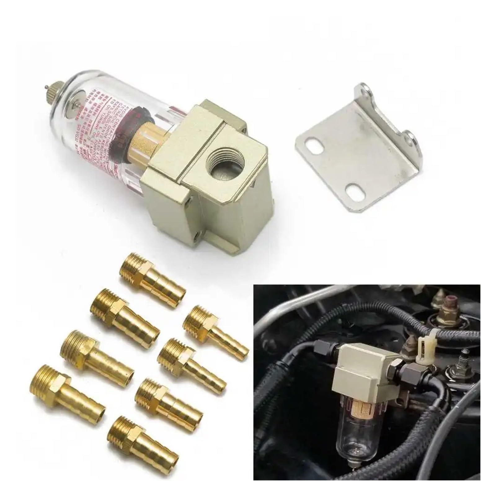 livello filtro carburante Serbatoio di raccolta olio motore universale/Separatore olio motore/Separatore olio e gas per auto moto EPEOSG32