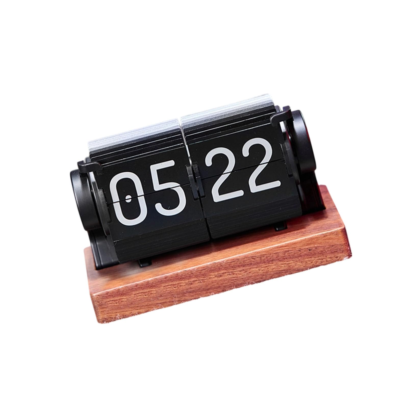 WEILWH Practical Time Management Tool Alarm Clock with Wood Base Designed for Better Focus and Efficiency Quiet Digital Timer for Bedroom