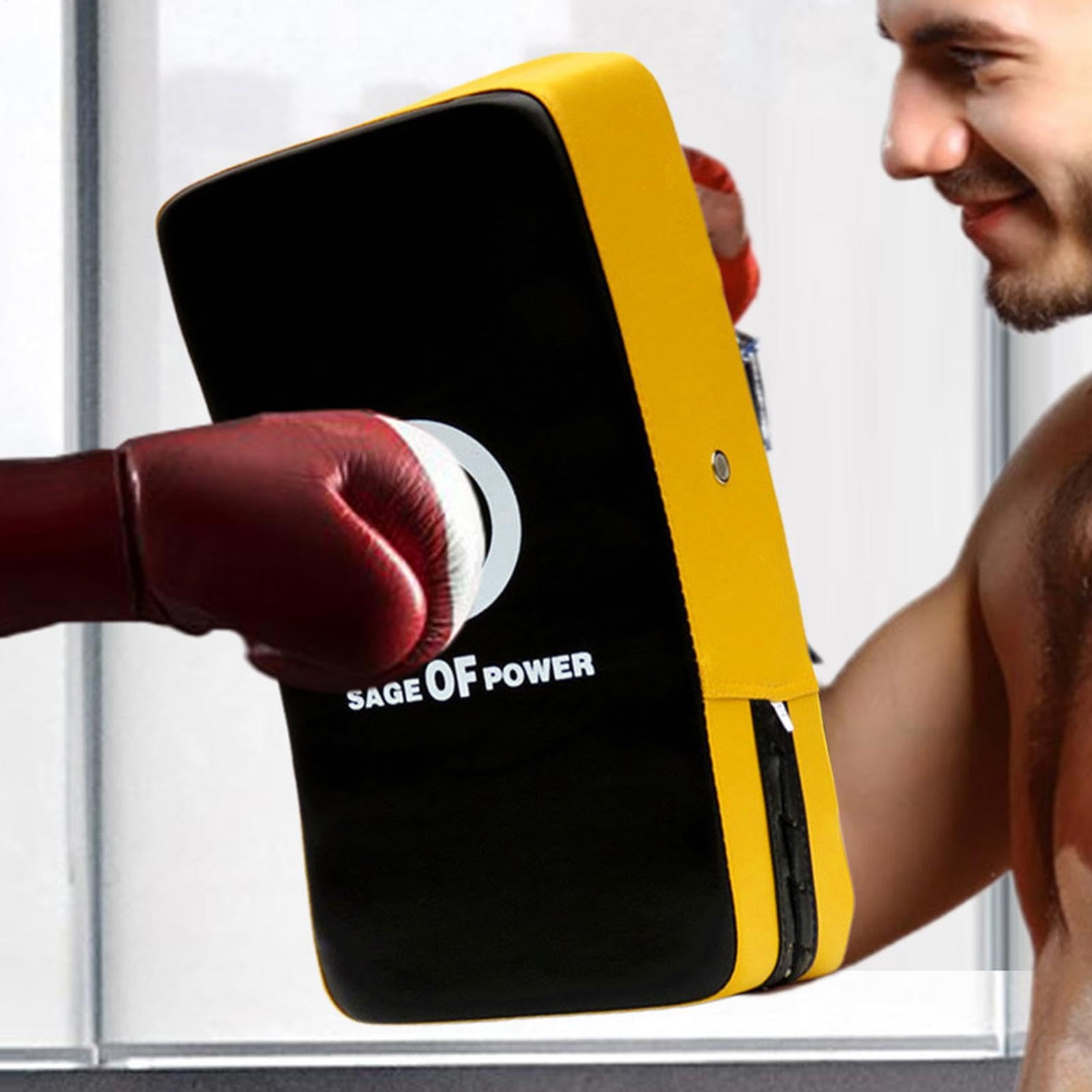 Tampone da boxe | Cuscinetto di blocco curvo per allenamento - Pratici cuscinetti per colpi di karate con presa sicura per Muay Thai, e sparring per principianti, scudo resistente per adulti