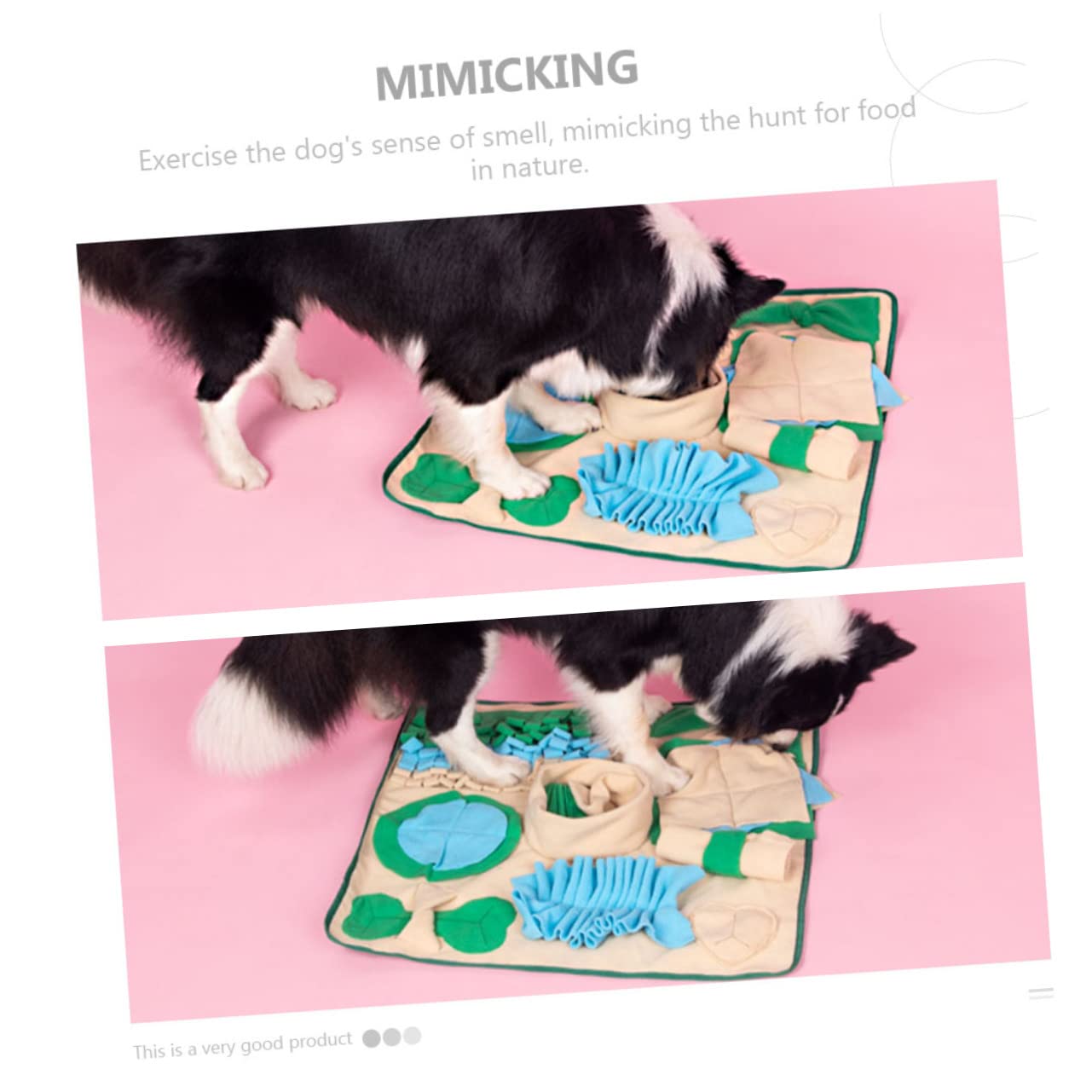 Schnüffelmatte für Hunde und Katzen aus Polarfleece 1 Stück