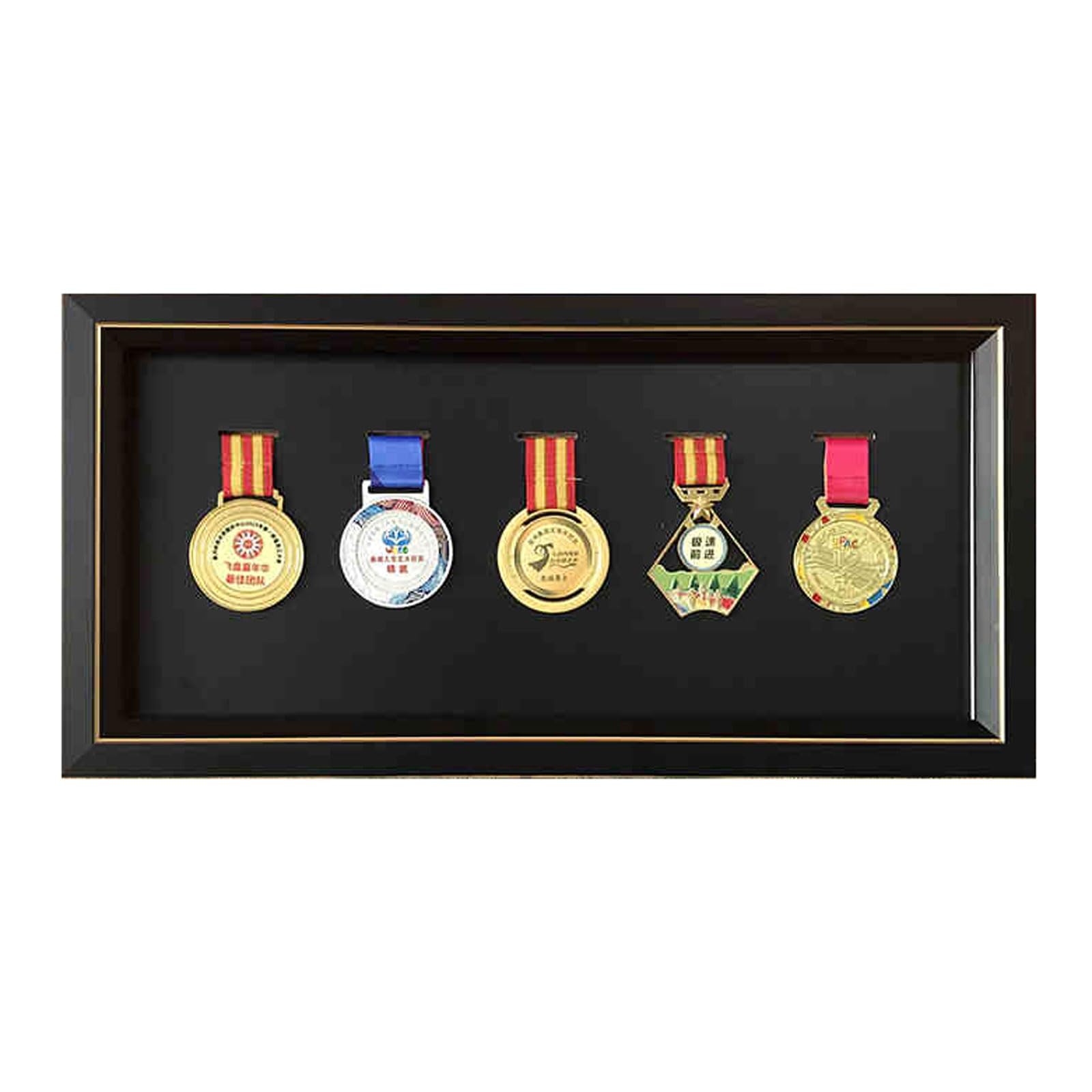 Marcos para Exhibir Medallas,Medalla Caja Expositora Insignias,Medallas Militares Caja ExhibicióN,Caja Sombra para Medallas,para Corredores,Ganador,FúTbol,Gimnasia Y Todos Los Deportes