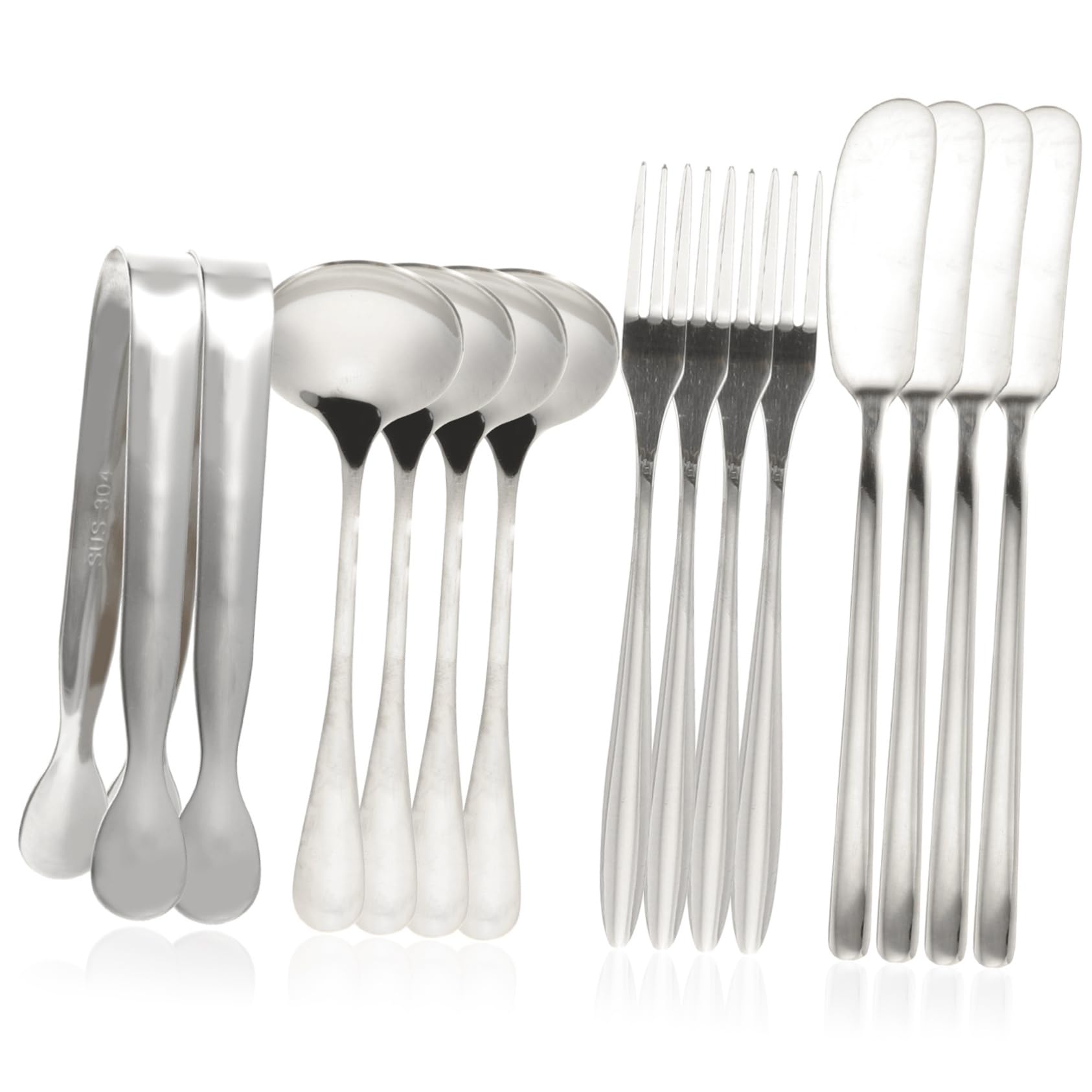 SOLUSTRE 1Set Cheese Knife with Butter Spreaders Mini Serving Tongs Coffee Spoon and Dessert Forks for Cheese Lovers and Entertaining