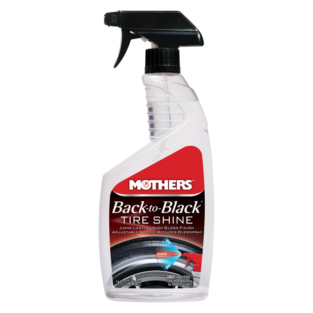 Mothers 06924 Back-to-Black Tire Shine - 24 oz. Size: 24 oz., Model: 6924, Outdoor&Repair Store