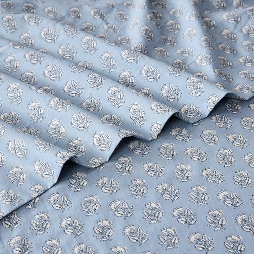 Parure de lit 4 pièces Lush Decor coton très grand lit draps bleus - 7