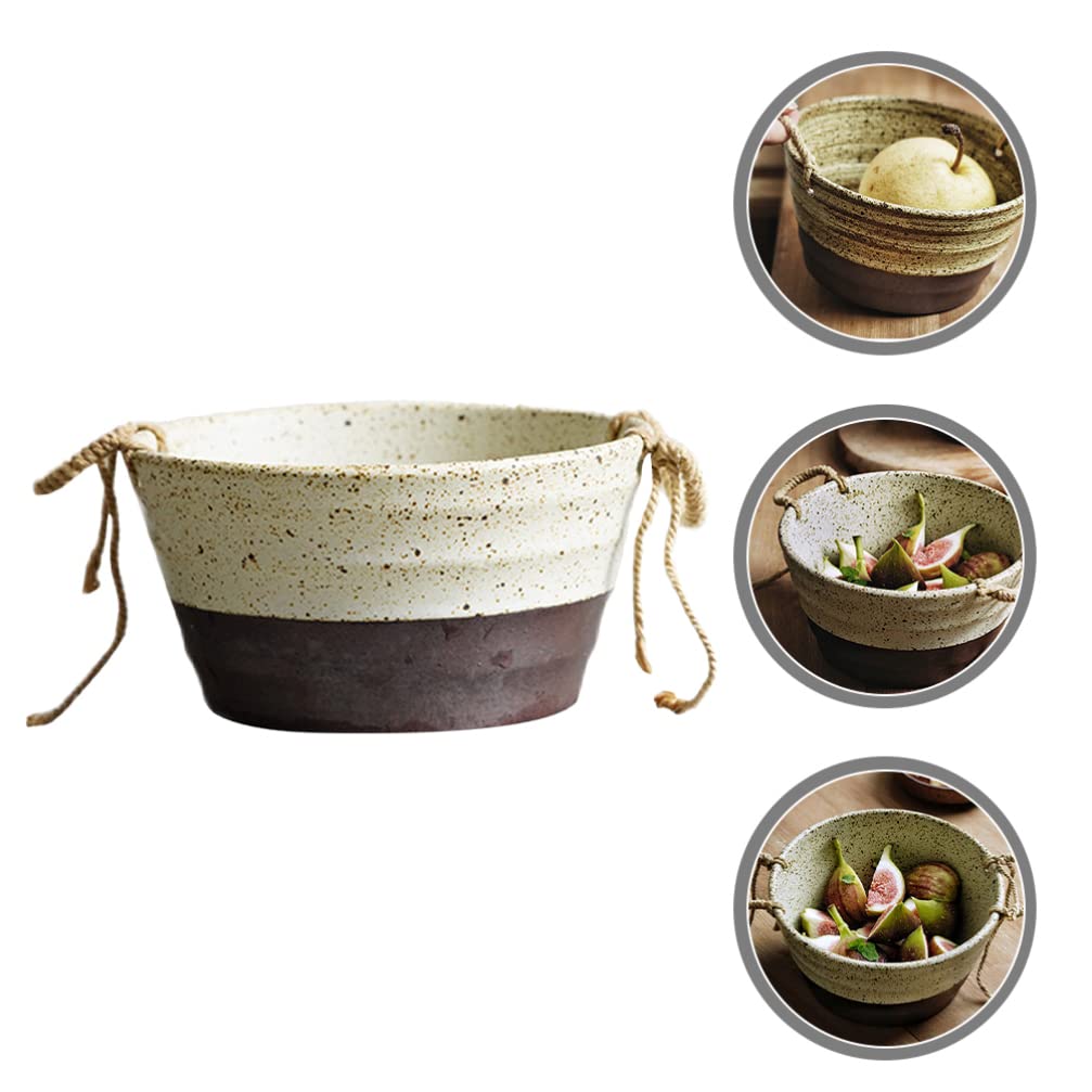 Zerodeko Bol Japonais Bol à Soupe Pratique Réutilisable pour Dîner Salades Facile à Nettoyer