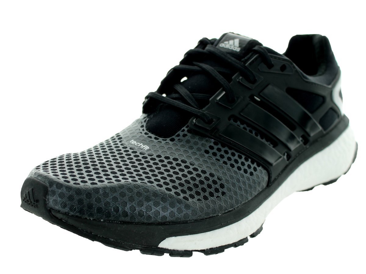 adidas Men's Energy Boost 2 ATR Black/Metallic Silver Running Shoe