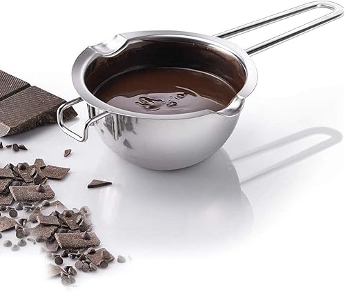 Miniatura 5 de Juego de ollas de doble caldera de 33.8 fl oz de acero inoxidable para hacer chocolate, velas y dulces (34 onzas)