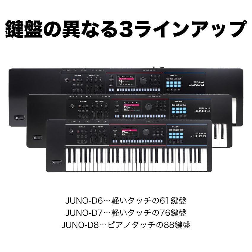 Amazon | Roland JUNO-D7 汎用キーボードケース 持ち運びに便利