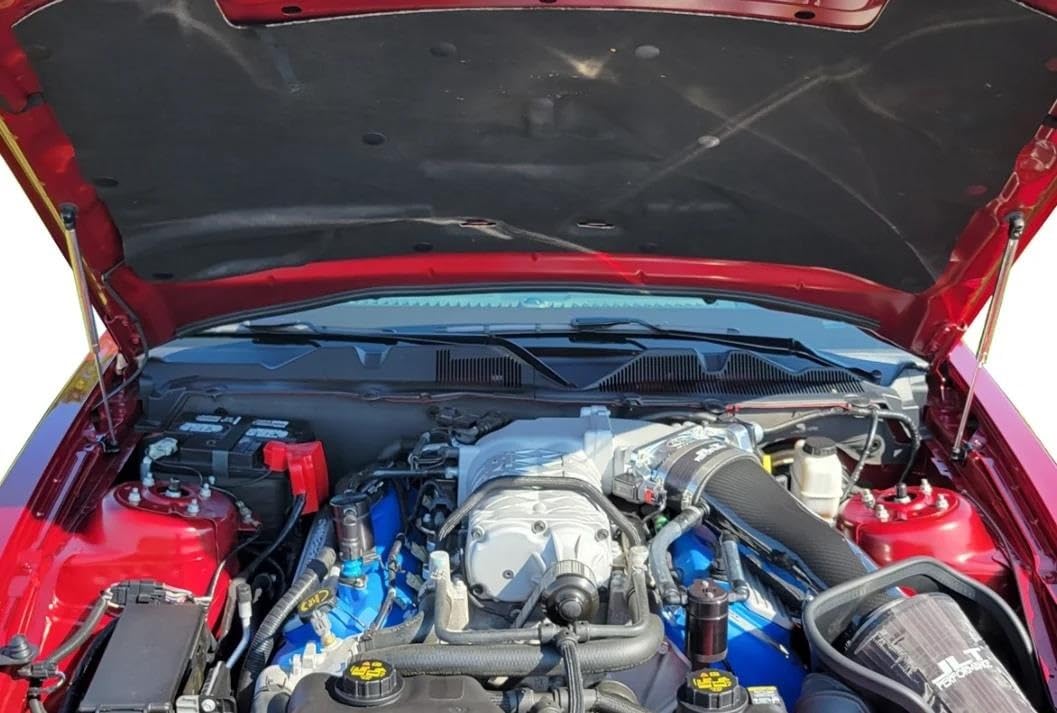 Tiges De Séparation Réglables Pour Lèvre/diffuseur Pare-chocs - 200mm, Pour Ford Mustang GT/Shelby GT500 (Rouge, 10cm) - 3