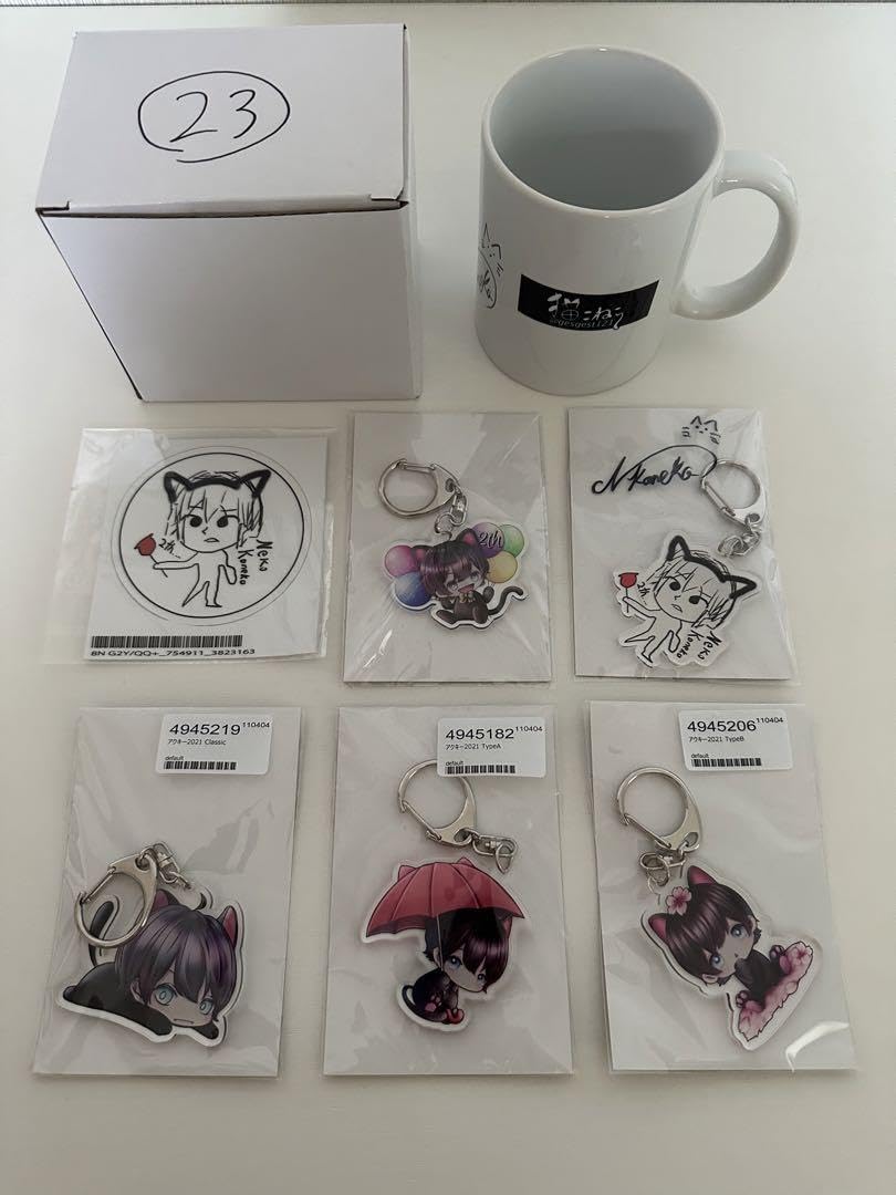 【まとめ売り】猫こねこ@渡部 ステッカー&キーホルダー Amazon.co.jp: 猫こねこ（渡部）グッズ サイン付き : おもちゃ