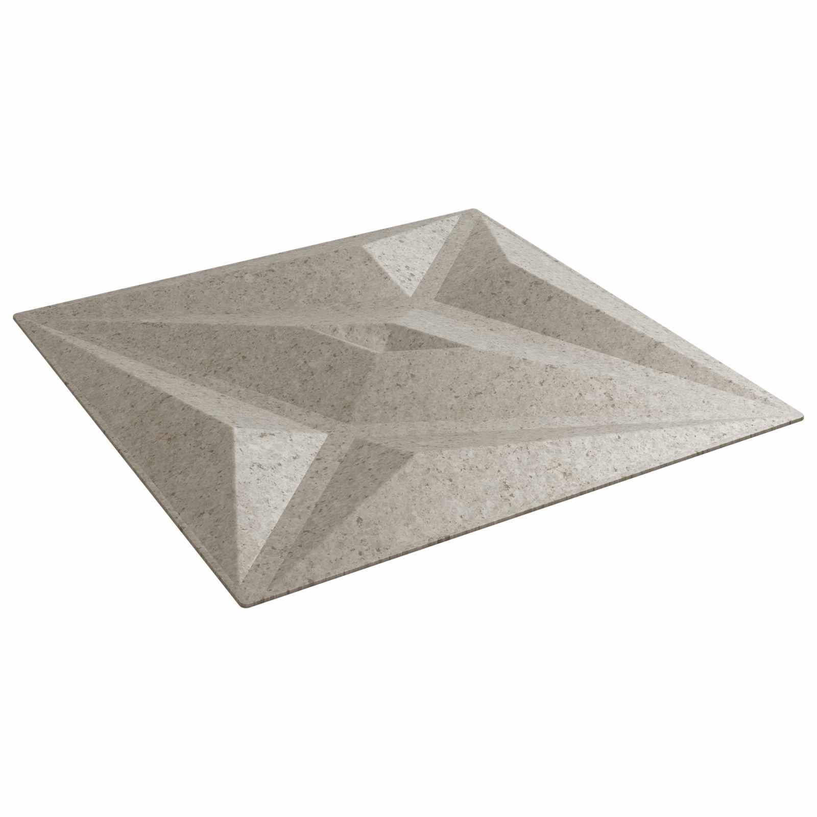 Panele ścienne z motywem gwiazd betonowych, 24 sztuki, 50 x 50 cm, pianka XPS, lekki panel do okładzin ściennych i dekoracji ścian wewnętrznych w salonie, korytarzu, sypialni, o nowoczesnej