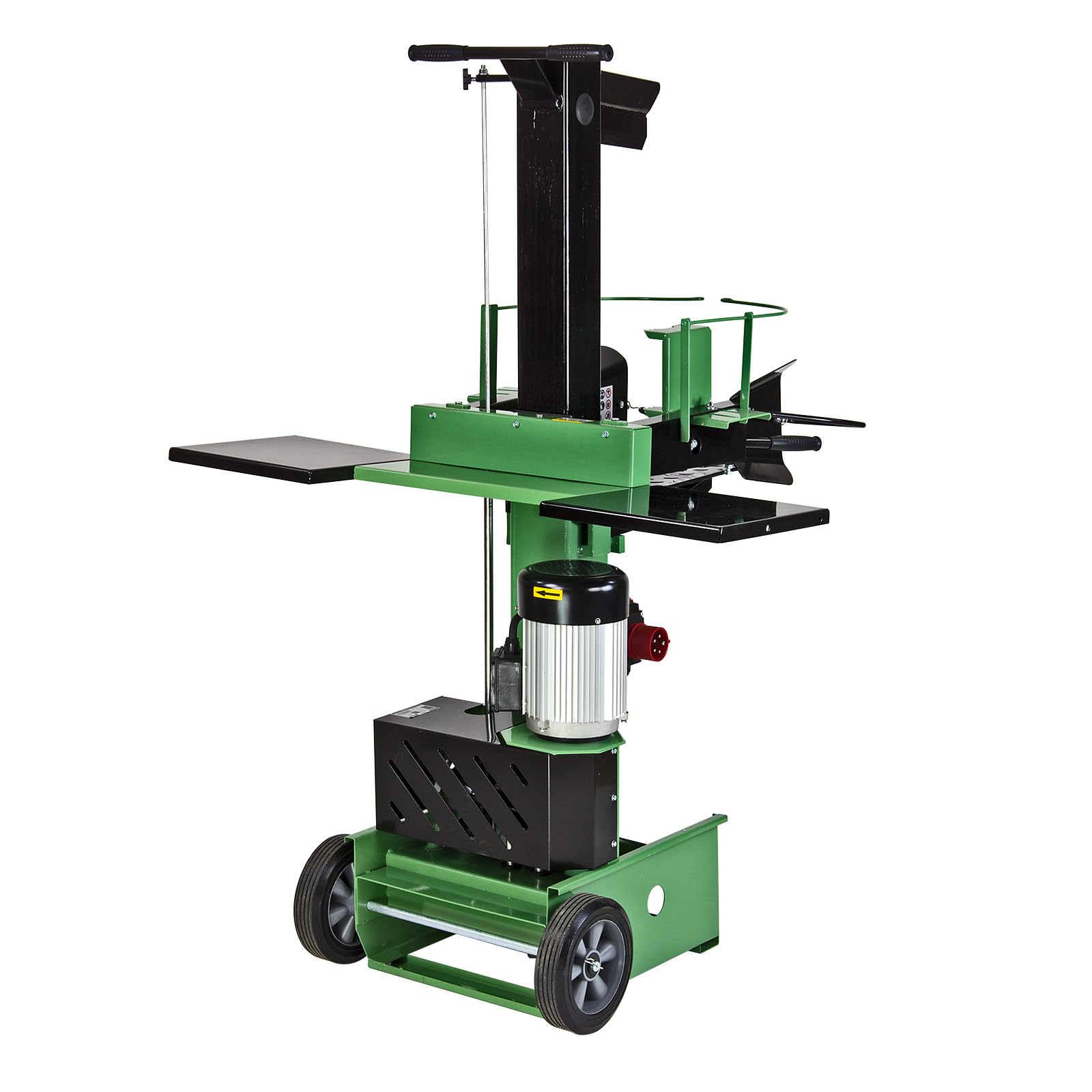 DEMA Elektro-Holzspalter 8 t – Stehend, Meterspalter, Hydraulikspalter, Brennholzspalter, Kaminholzspalter – 400 V, 3 kW, robust, kraftvoll, vielseitig – Garten, Werkstatt, Brennholz