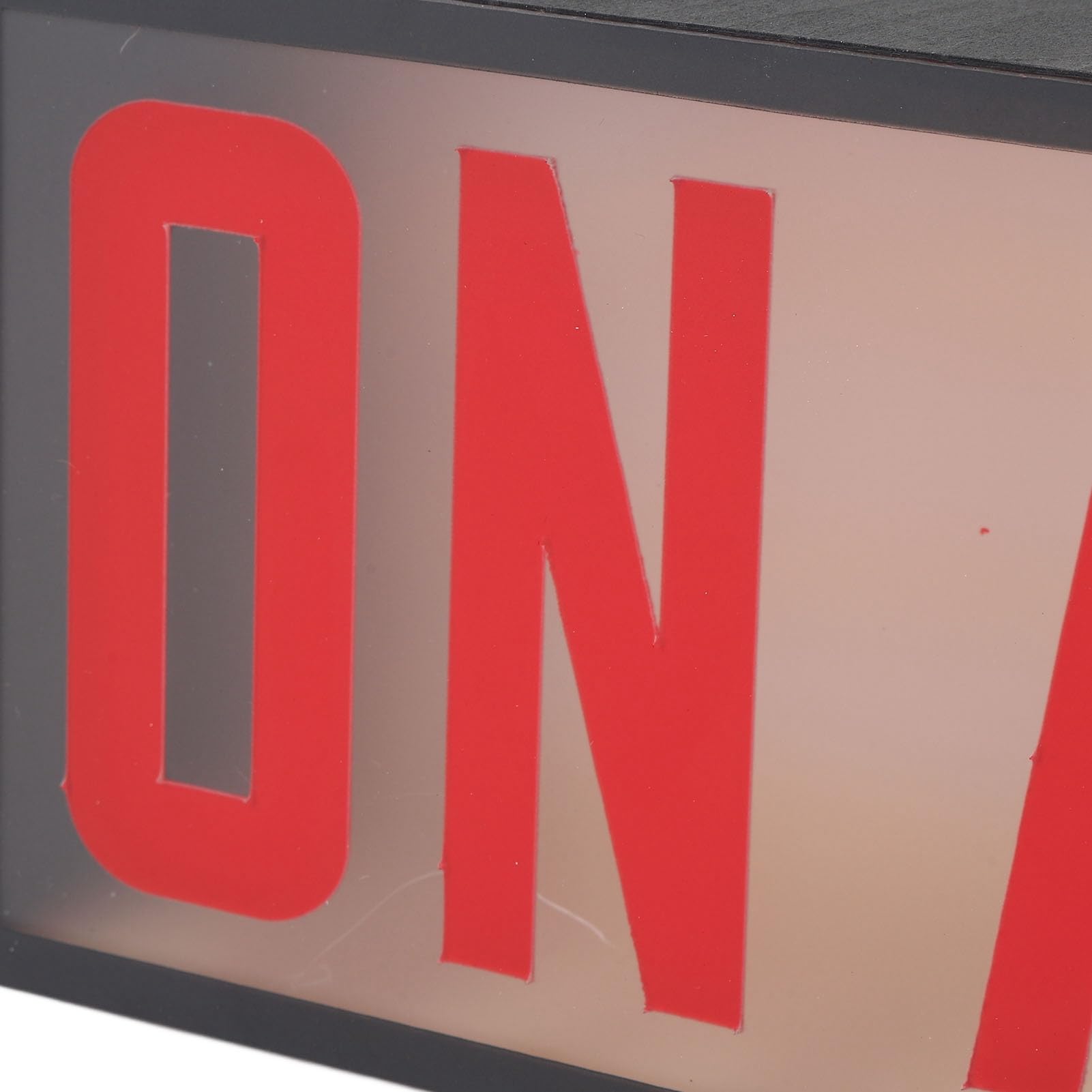 Fockety ON AIR-Lichtschild, 12 Farben, USB-betriebenes Aufnahmestudio-Schild, Podcast-Dekorschild mit an der Wand Montierbarer Fernbedienung für Live-Streaming, Podcast, Büro, Heimdekoration