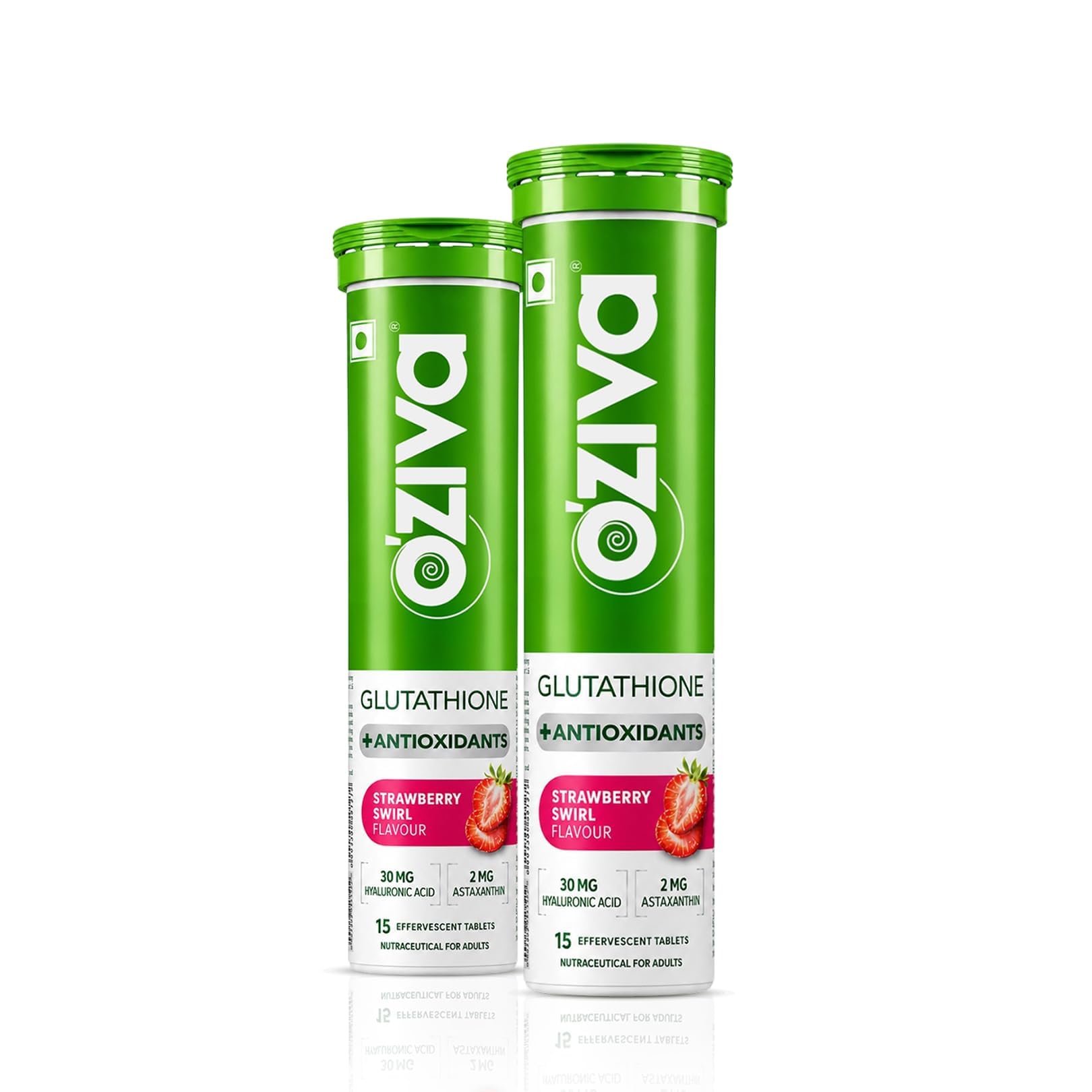 OZiva Bioactive Glutathione Tablets, Strawberry Swirl, 30 Tabs, Pack of 2 product image 8