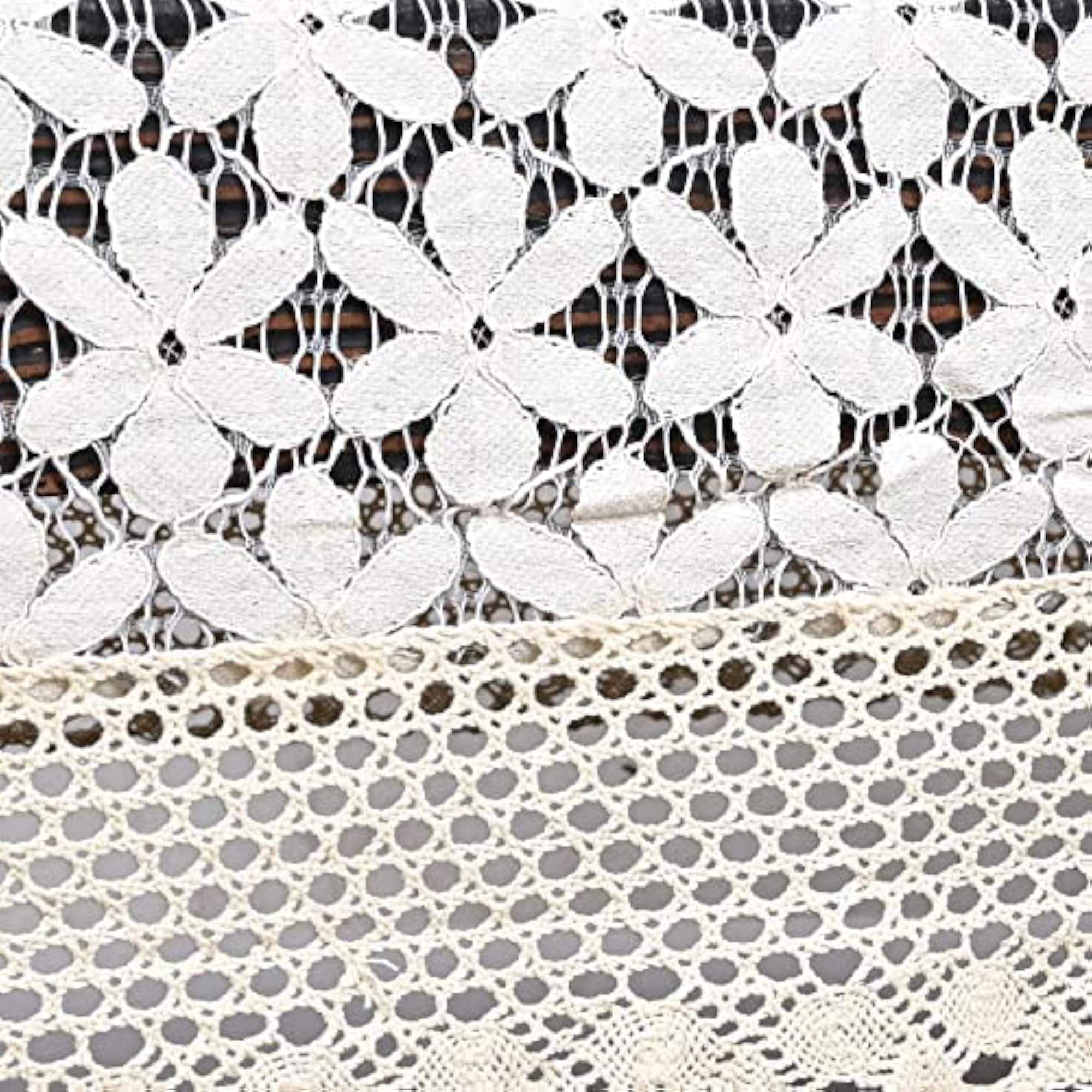 Elegance Net Centre Table Cover, 4 Seater Rectangle