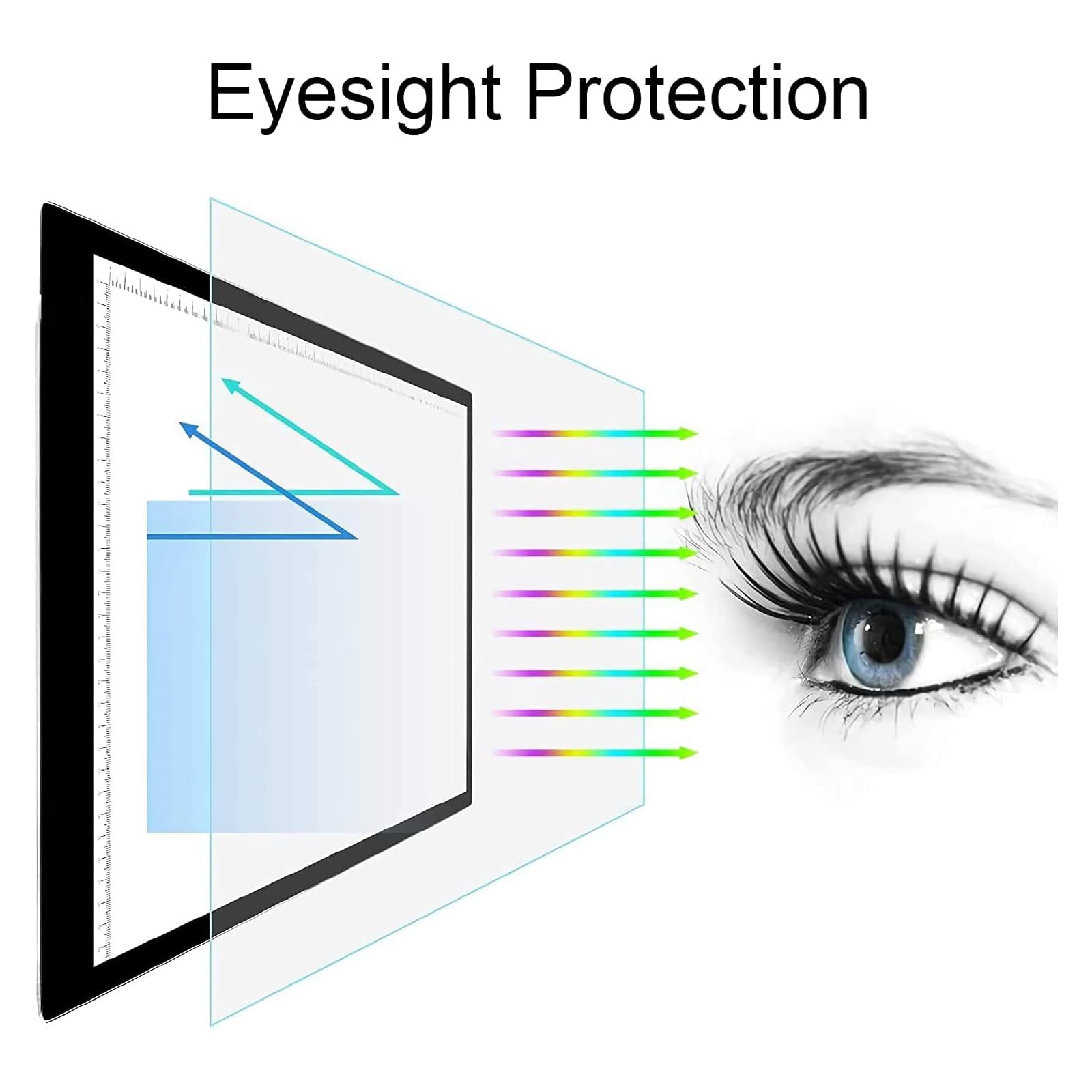 Table Lumineuse De Traçage, Tablette À Dessin LED avec Luminosité Réglable Et Câble USB pour Artistes, Croquis, Animation, Peinture Diamant, Échenillage, Art A0 Pro