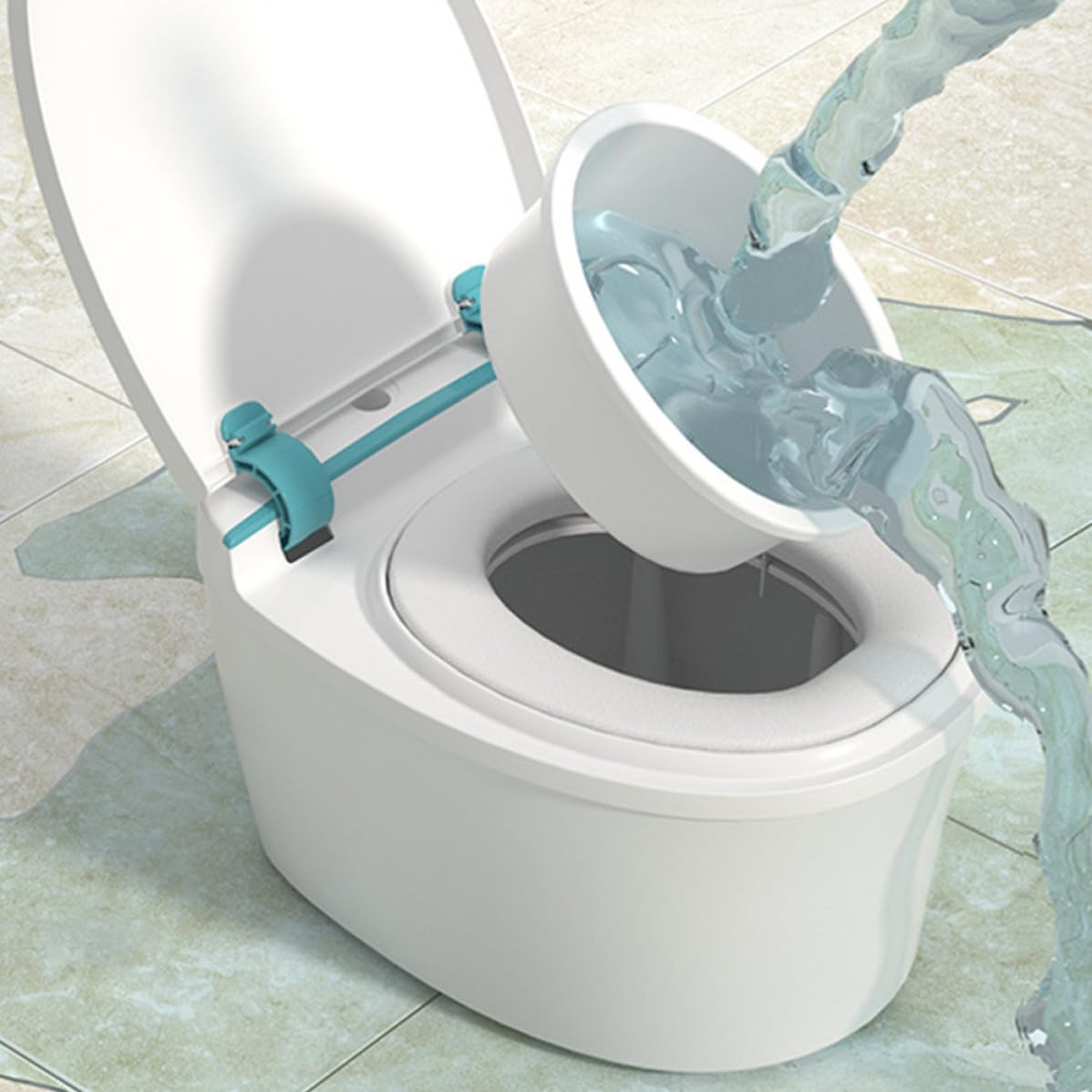Boy Girl Potty Trainer Toilet for Toddlers with Anti Splash Guard