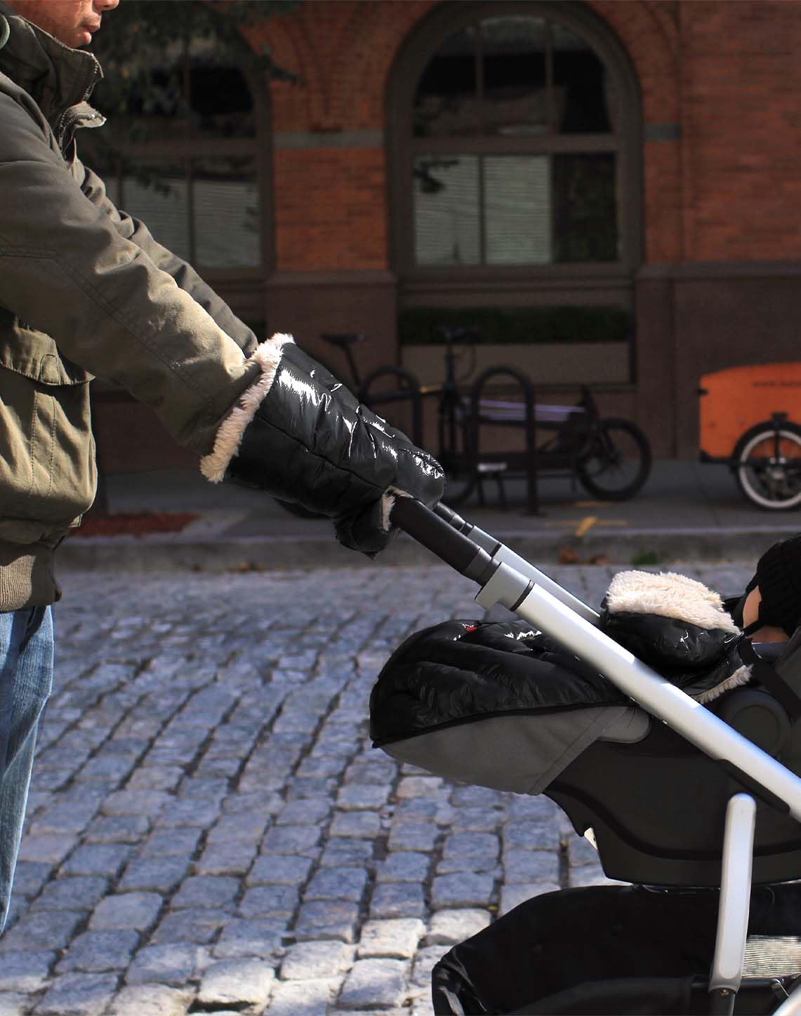 7AM Enfant Guanti per Passeggino - Warmmuffs Manicotti Impermeabili, Resistenti al Freddo e al Vento, con Chiusura a Strappo, Universali per Passeggini, Carrozzine, Seggiolini, Unisex per Mamma e Papà
