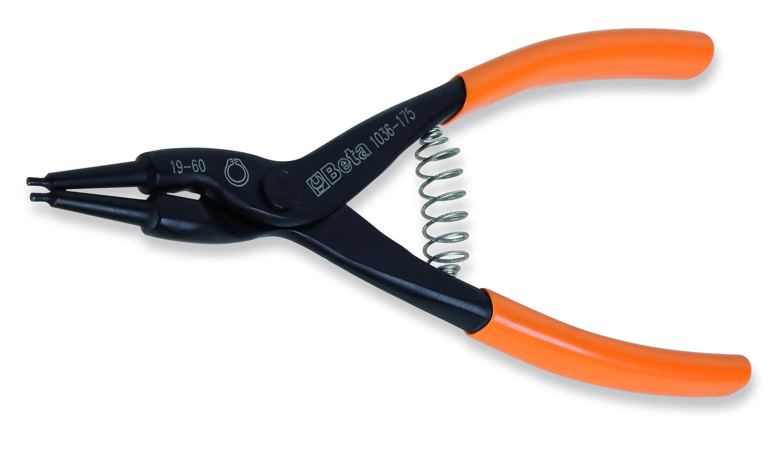 Beta 1036 Size 140 x 09 External Circlip Pliers, Straight Pattern, Chrome Plated, PVC Coated Handles