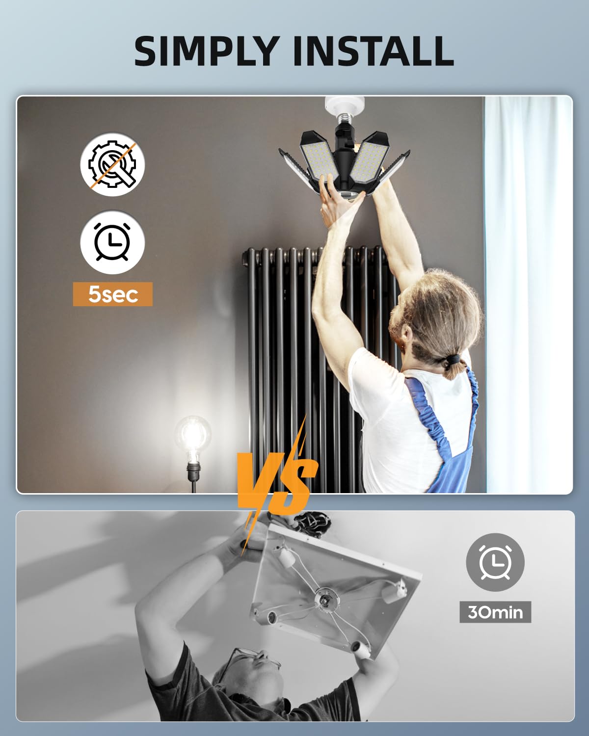 Led Bulbs Adiding LED Bulb 2 Pack Super Bright Basement Lighting W... Led Bulbs Adiding LED Bulb 2 Pack Super Bright Basement Lighting W...
