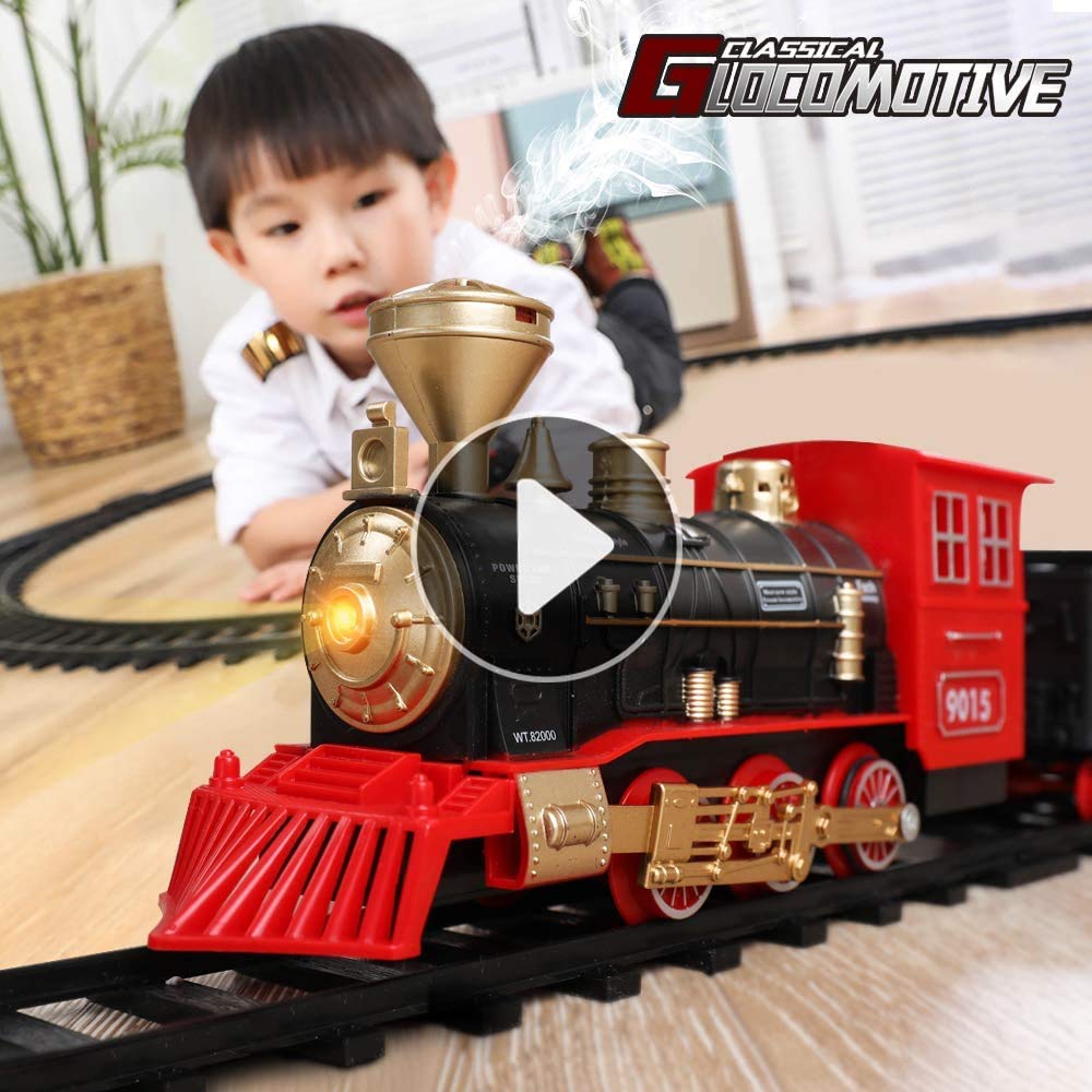 Amazon | 子供のための電車のおもちゃセット,鉄道車両と線路