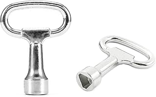 2 szt., błąd partii, ten produkt jest kwadratowy, pojemnik na miernik gazowy do szafki klucz użytkowy, skrzynka licznikowa kluczyk do szafki rozdzielczej kluczyk elektryczny licznik szafka szafka bezpieczeństwa klucz do szafki klucz użytkowy do szafki – 9 mm