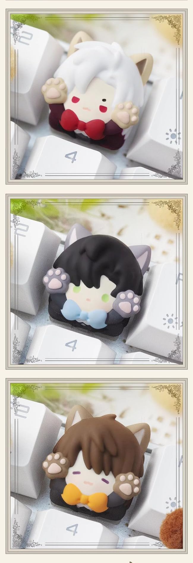 Amazon.co.jp: 恋と深空 キーキャップ 猫シリーズ セイヤ レイ ホムラ