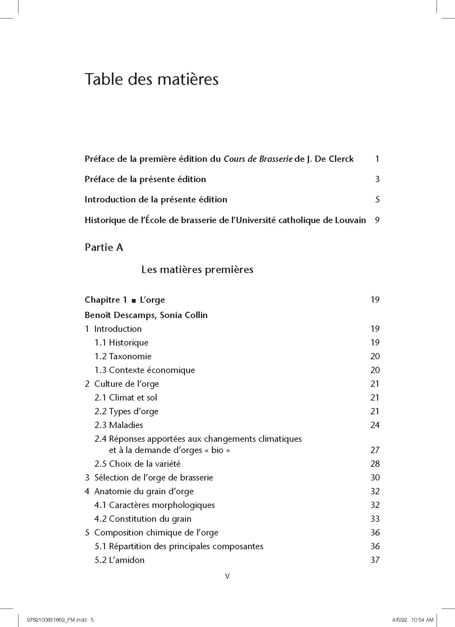 Traité de Brasserie - Tome 1: La bière et ses matières premières