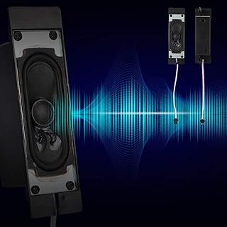 10W TV Speakers, Home Theater Speaker Loudspeaker Sound Amplifier2Pcs 8 Ohm 10W TV Box Speaker Loudspeaker Sound Amplifier for LCD TV Advertising Player