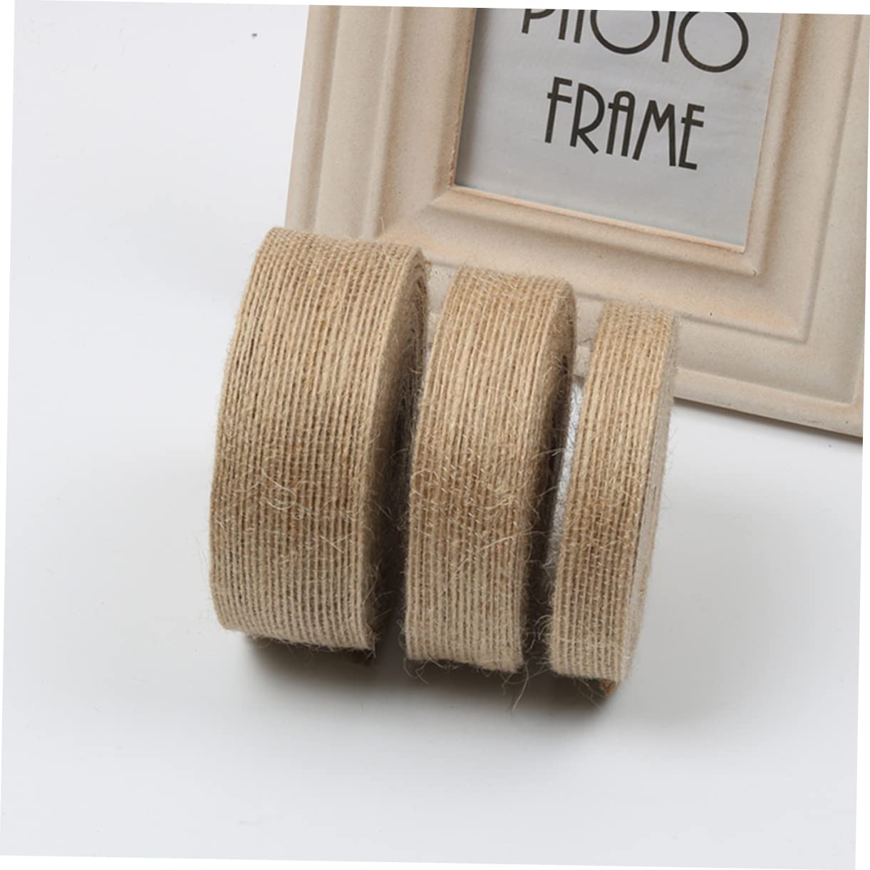 STOBOK 9rollen Burlapband Natur Jute Gewebe Für Handwerk Hochzeitsdekoration Geschenkverpackungen Und Floristik Robust Und Vielseitig Einsetzbar