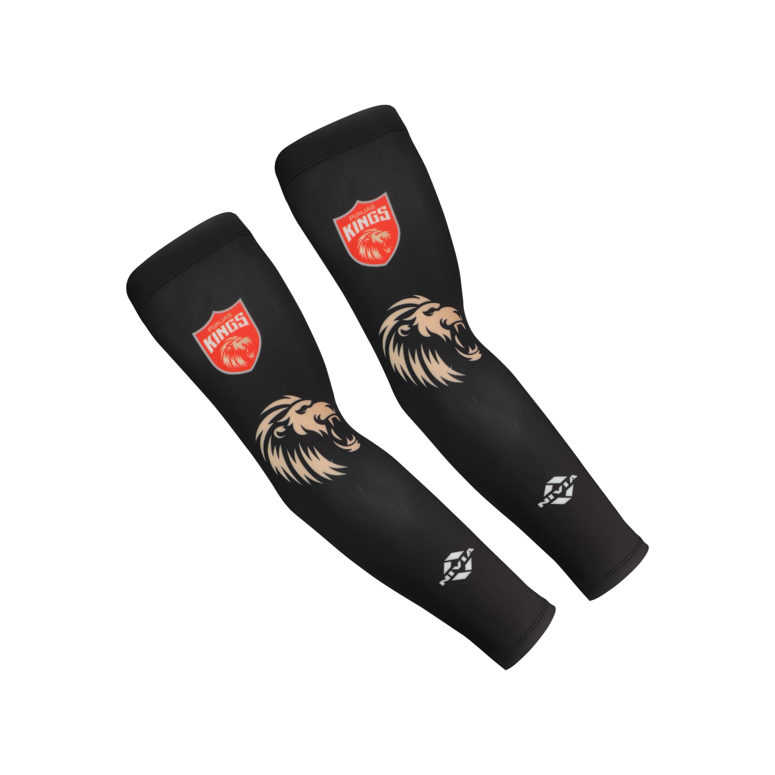 Nivia X Punjab Kings Arm Protector – Compression Fit, Breathable Quick-Dry Fabric, Uv Protection & Anti-Slip Grip For Training, Running & Match Play-picture-34