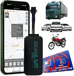 Rastreador Veicular Gps Bloqueador 4G Com Chip E Aplicativo Em Tempo Real Carro Moto Caminhao