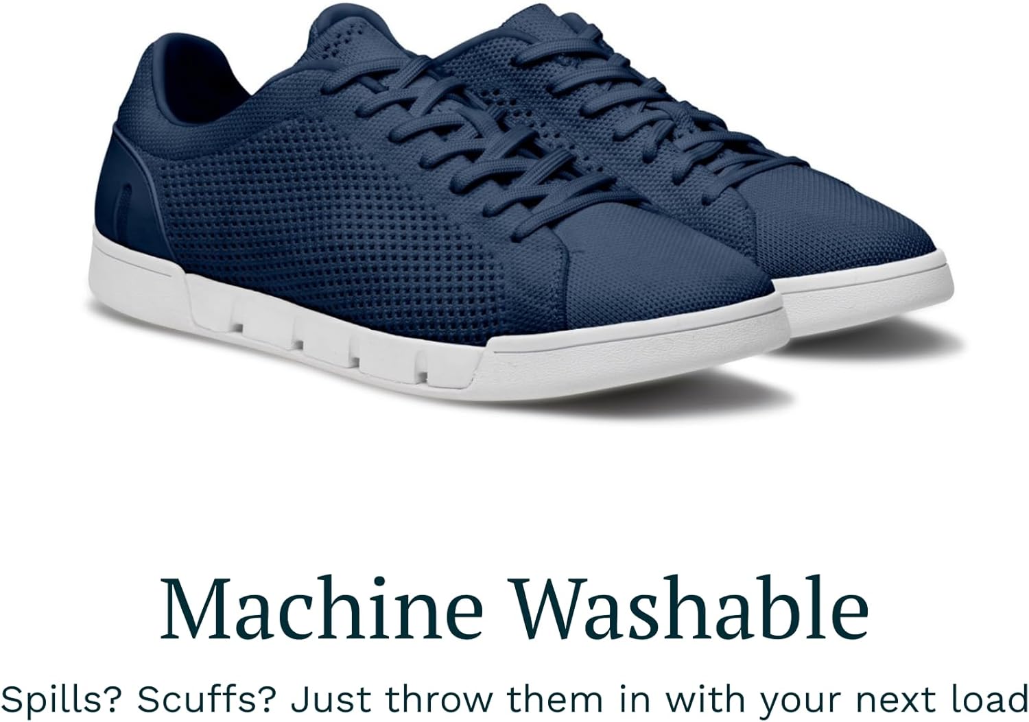 SWIMS Men Sneakers Shoes, Casual Lightweight Shoe, All Day Stylish Comfortable Breeze Tennis Knit Sneaker - Image 2