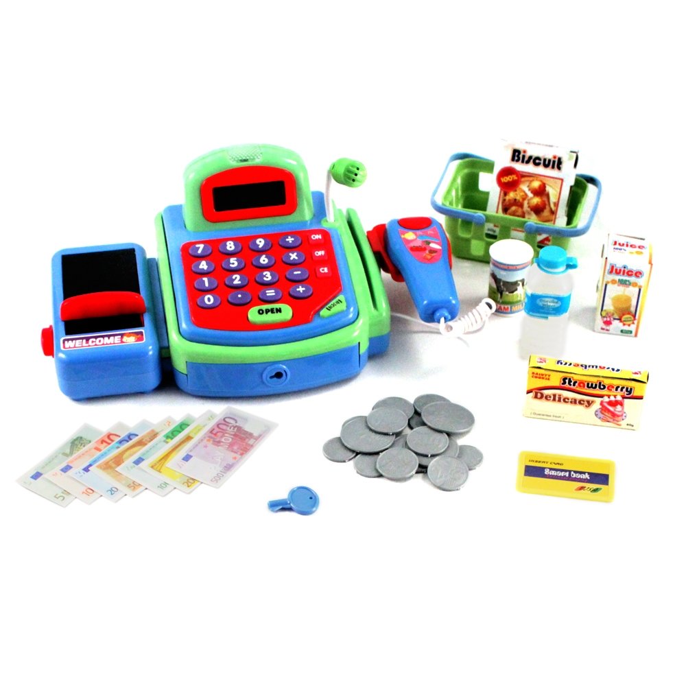 Kids Cash Register JUST LIKE HOME NEW TALKING CASH REGISTER CORE