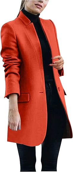 Ladies orange coat Clearance
