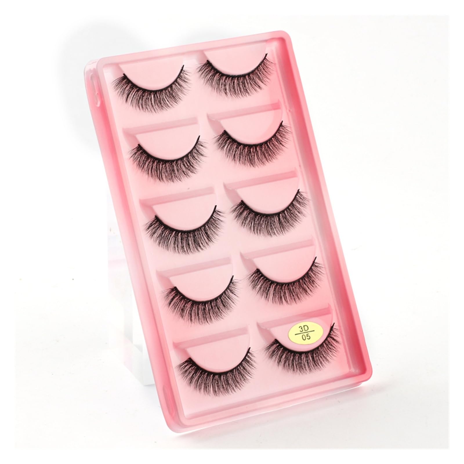 UAMOU 10 50 100 Boxes Mink Eyelashes Fluffy 3D Mink Lashes Makeup Natural Long Volume False Eyelashes Bulk