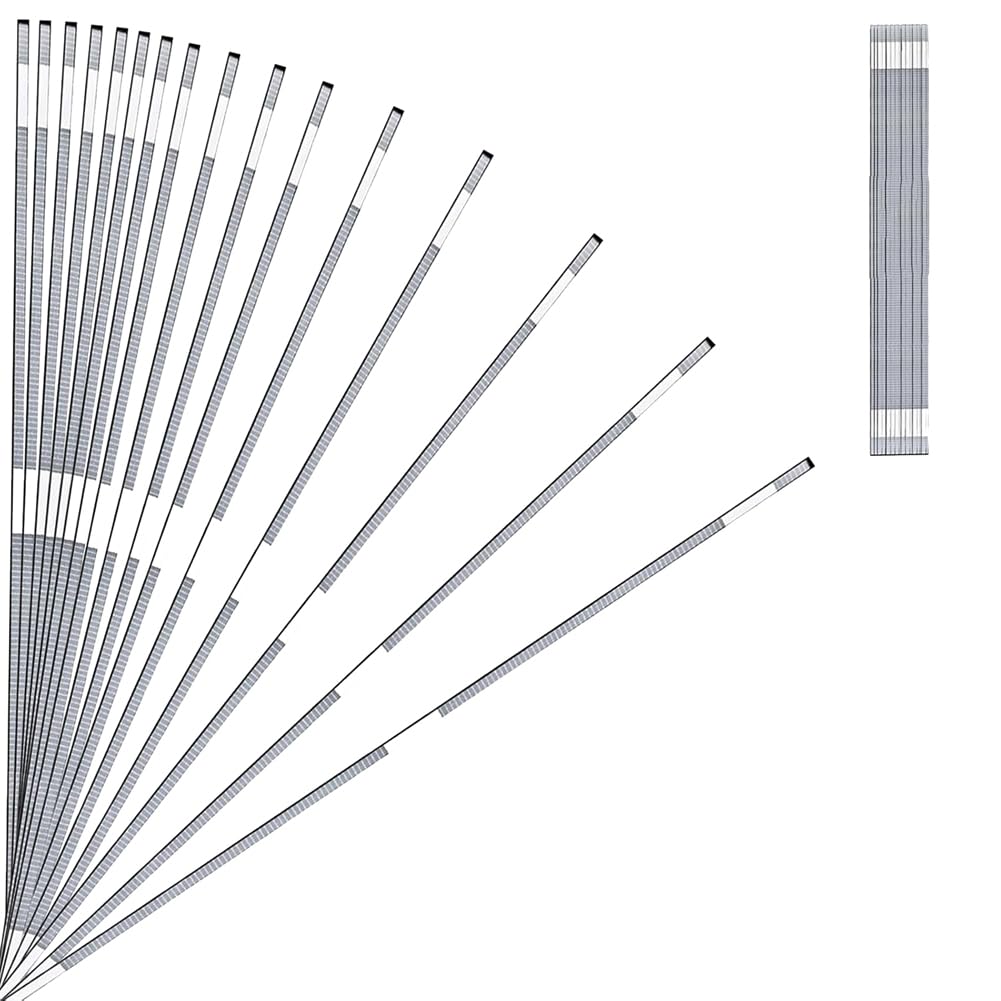 Breeshy 50 x 1,5 mm Schmelzklebband, zum Verbinden von Fotoalben, Karten, Büchern, Klebestreifen für Thermobindung, 50 Stück