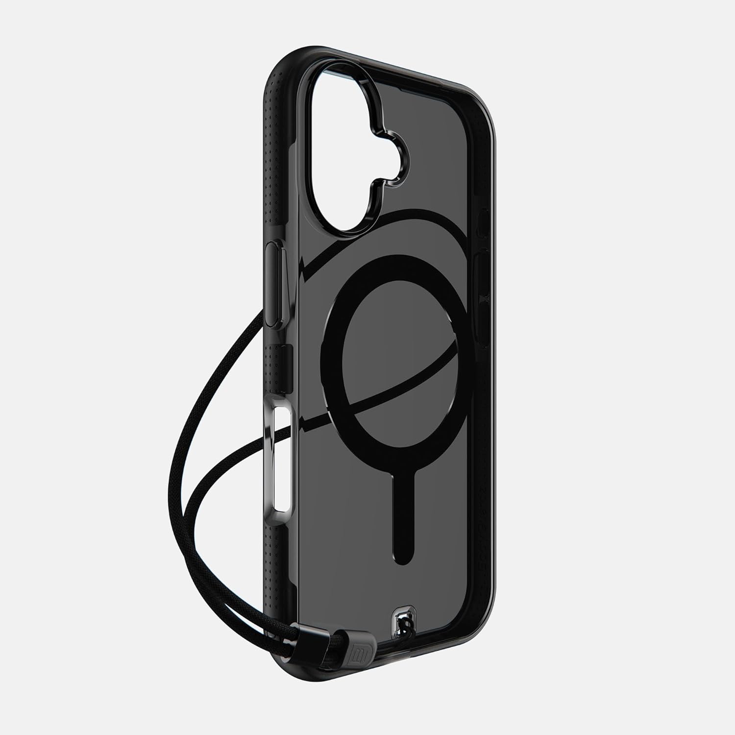 BodyGuardz Ace Pro Compatible with iPhone 16 Case - Shockproof Cover with 18FT Drop Tested - Compatible with MagSafe - Wireless Charging - Responsive Buttons - Smoke/Black (Smoke/Black) - Image 7
