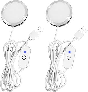 Mini LED Lampe Set für 3D-Drucker – DIY LED Beleuchtung für Schränke, Vitrinen, Schmuckschränke, Wohnzimmer & Schlafzimmer, Vielseitig einsetzbar mit verschiedenen Lampenschirmen