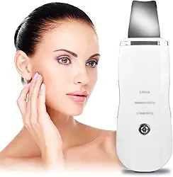 Peeling Ultrassônico E Ionização Facial Portátil Anti Cravos Acne Limpeza Profunda e Renovação da Pele