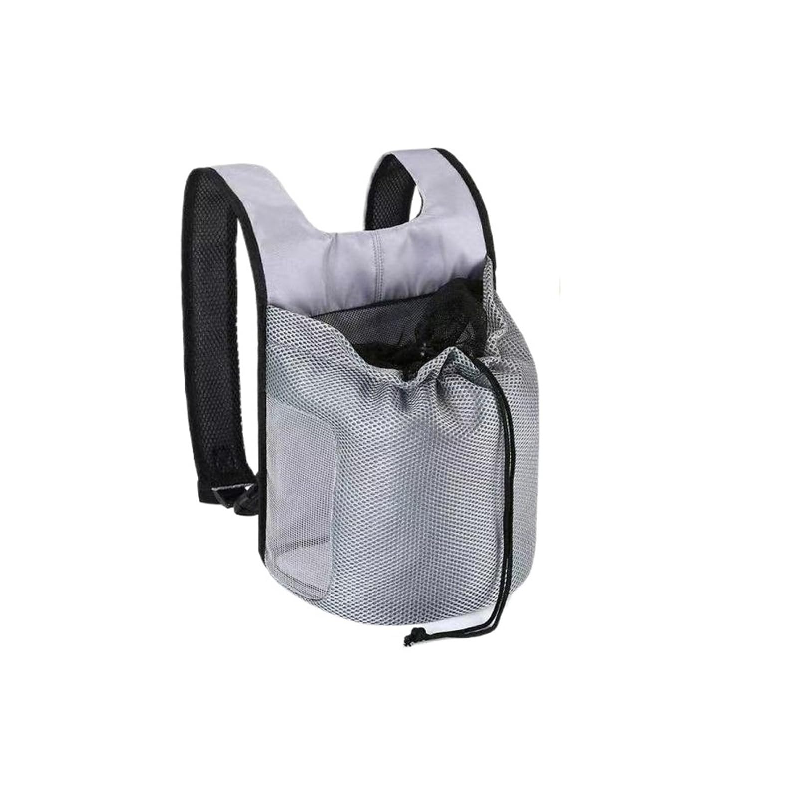 Mochila pequeña for Gatos, Bolsa for Mascotas, Transpirable, Plegable, Transporte for Cachorros, Viaje Ajustable(Grey,L (Less Than 3.5KG))