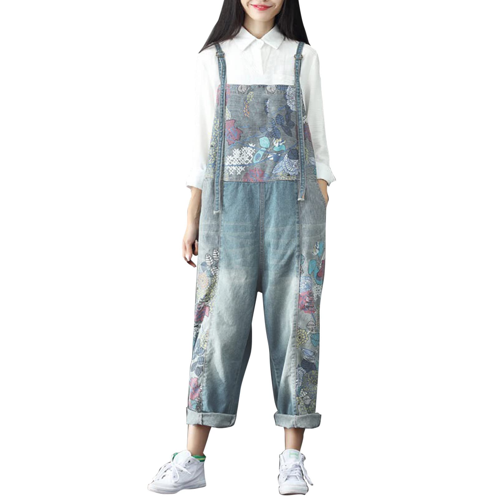 Mono Elegante Mujer Peto Vaquero Trabajo Verano Faldas Monos Elegantes Vaqueros De Pantalon