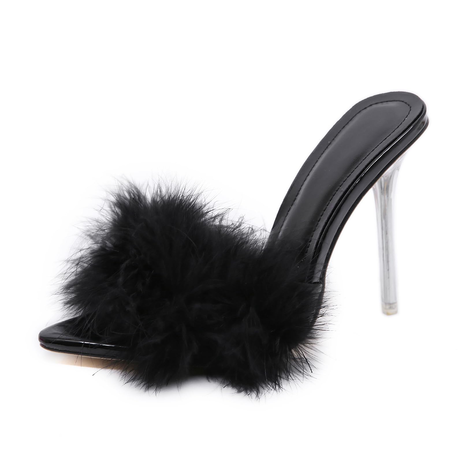 12CM/4.72IN Toe Punta Tacchi Alti Sandali da Sposa Pantofole Scarpe da Donna Sandali di Moda delle Donne