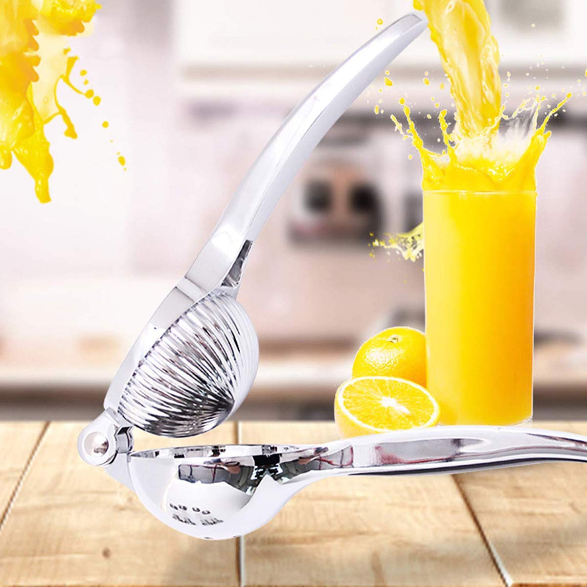 Wyciskacz do cytrusów - wyciskarka do cytrusów, wyciskarka do limonki, solidna konstrukcja, antykorozyjna, uchwyt antypoślizgowy, szybszy, bardziej wydajne wyciskanie soku