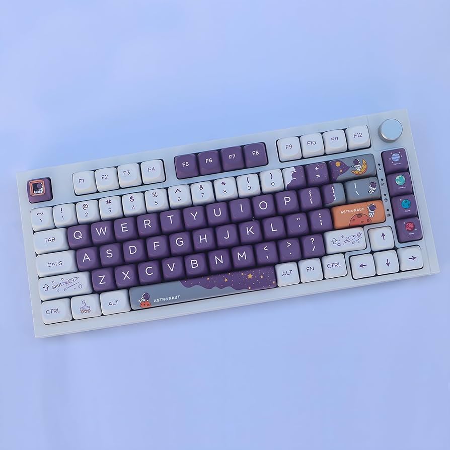 ♡C♡ ZXMICYFA PBT Keycaps,129 Keys Custom Keycaps Cute Dye