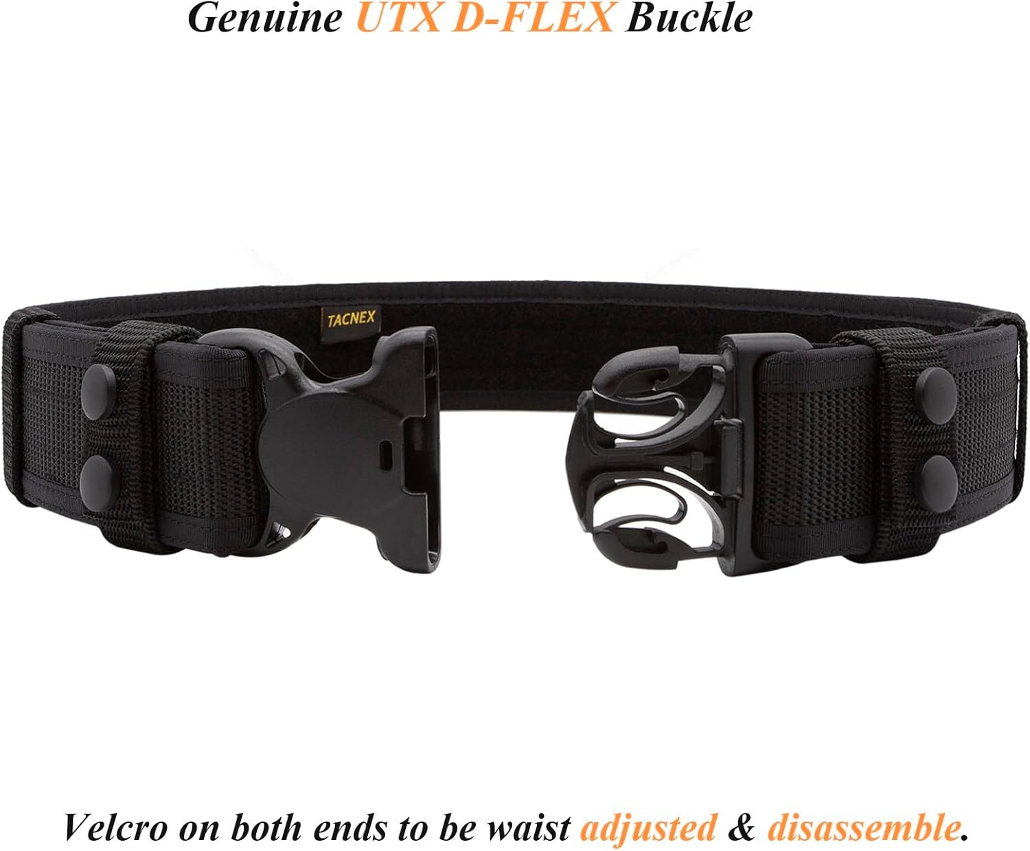 TACNEX Duty Belts 2" Police Duty Belt Law Enforcement Security Nylon Belt Keepers - Image 3