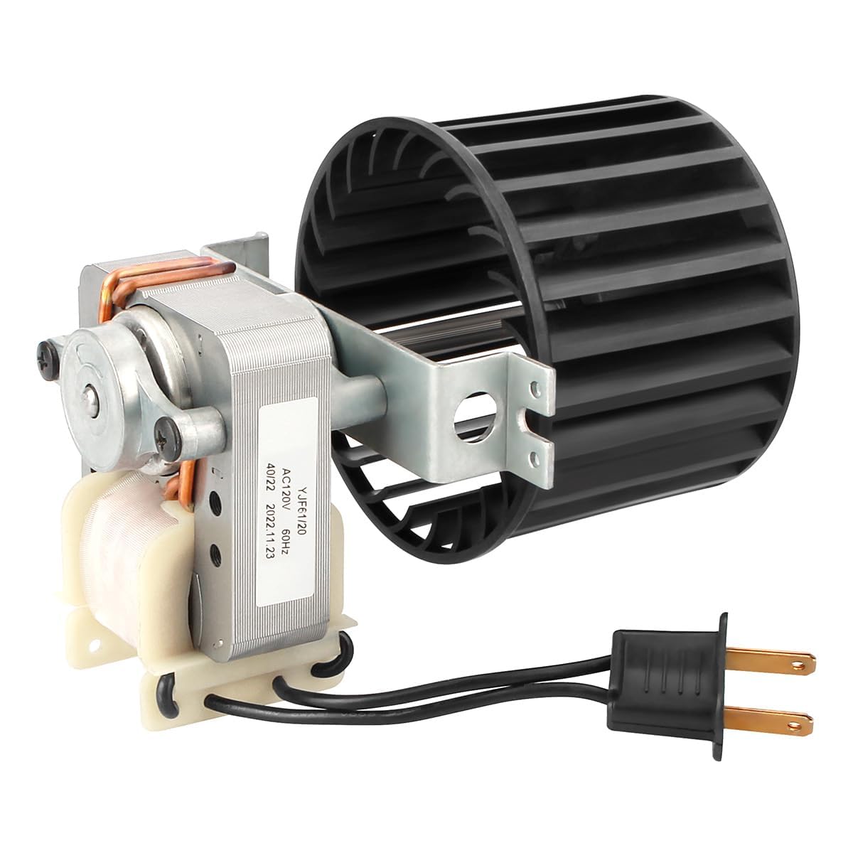WKZO Upgraded S97009796 Bathroom Fan Motor Blower Replacement Kit for Br-oan Nu-Tone Bulb Ceiling Heaters 162-E、G、J、K、L、M and 164-E、G、J、K、L、M,Replaces 97009796, S97009758, S97009796B 70 CFM